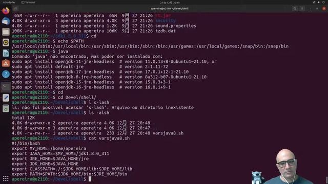 Instalando o JDK Java Development Kit (Java Kit de Desenvolvimento) no Ubuntu 21.10 смотреть онлайн