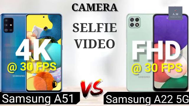 Samsung Galaxy A51 vs Samsung Galaxy A22 5G | Full Comparison ⚡ Which one is Best.