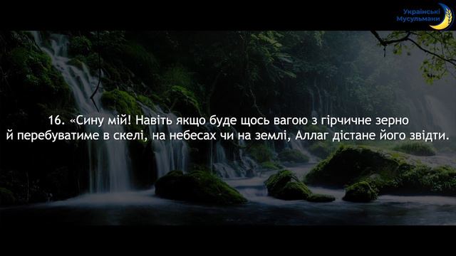 Відео-Коран | Сура 31 (12-19) | "Лукман"