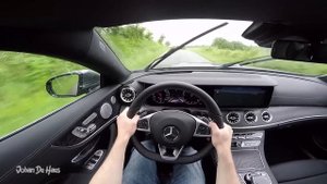 2017 Mercedes E-Class Coupe E220d POV Test drive