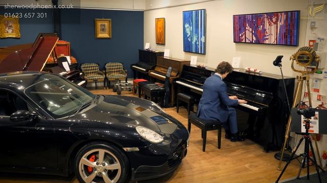 Yamaha U1 Black Upright Piano 986125 | Comparison Demonstration Sherwood Phoenix смотреть онлайн