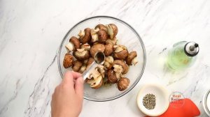 Air Fryer Garlic Mushrooms - Quick & Delicious!