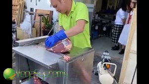 Машина Vega MPT 300 снятия пленки с мяса, шкуросъемная машина