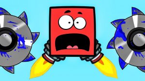 КРАСНЫЙ ШАР стал КВАДРАТОМ. Серия 2. Мультик про красный квадрат на Игрули TV.mp4