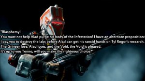 WARFRAME | NEF ANYO SPEECH DURING THE GAME