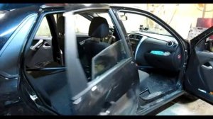 Датсун Он – До, перевозка длинномеров в салоне.