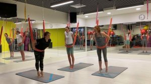 Мой первый урок по аэройоге