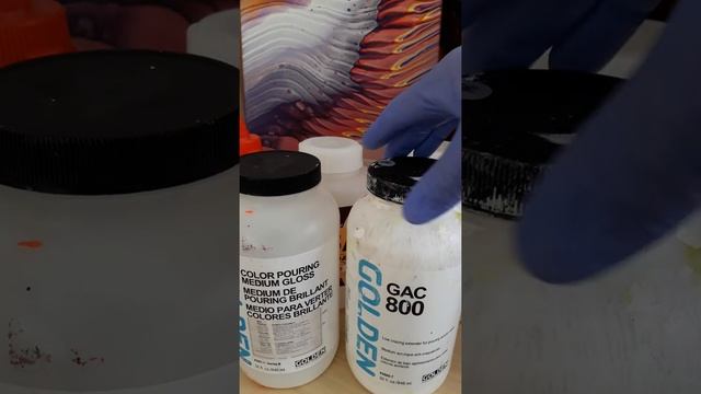 Акриловая заливка. Как приготовить медиум. смотреть онлайн