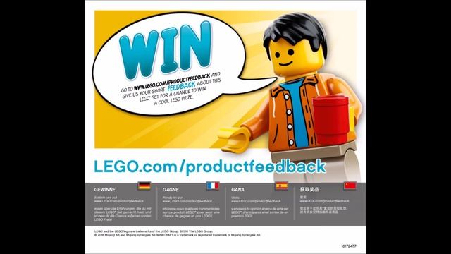 LEGO Minecraft The End Portal 21124 Instructions Book 2 DIY Brick Building Kids смотреть онлайн