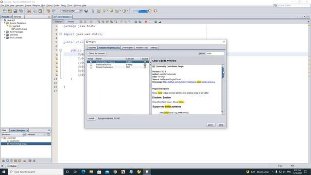 How to Install Color Codes Preview NetBeans Plugins смотреть онлайн