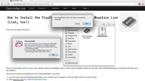 Install PlayStation Bios for PCSX-Reloaded on Mac OS X Mountain Lion (and Lion!)