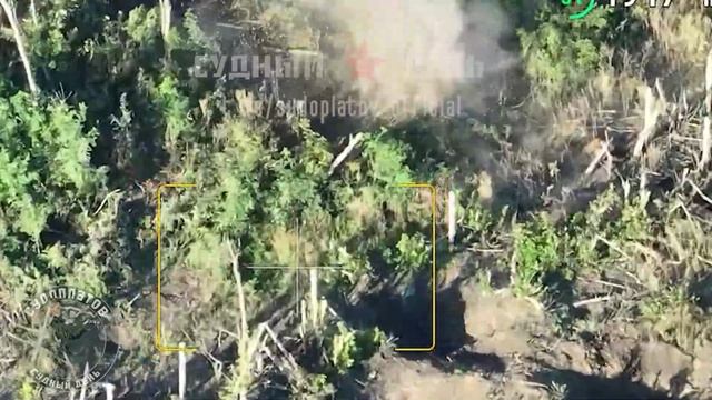 Поражение пехоты ВСУ FPV - дронами.