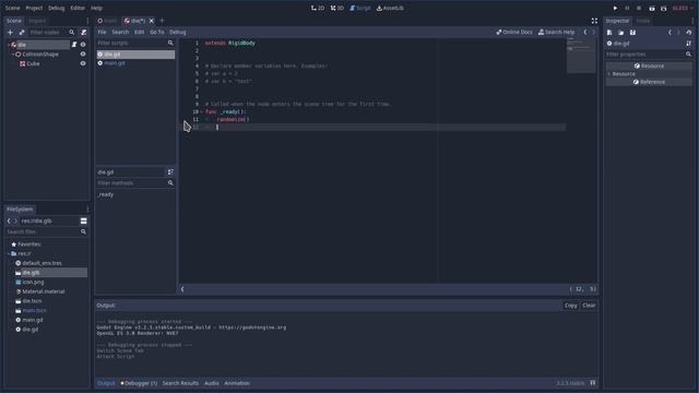 Dice Roller in Godot Script смотреть онлайн
