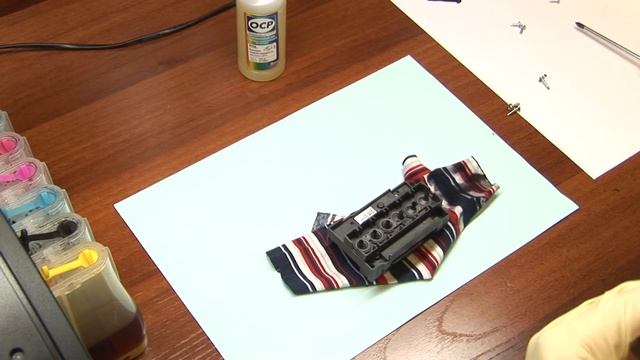 Засох принтер. Промывка печатающей головки. смотреть онлайн