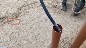 07.10.20. Протянули под фундамент трубы под воду!