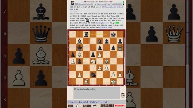 Chessable Masters 2023 - Round: 1.2 || Levon Aronian vs Wesley So - April 3, 2023