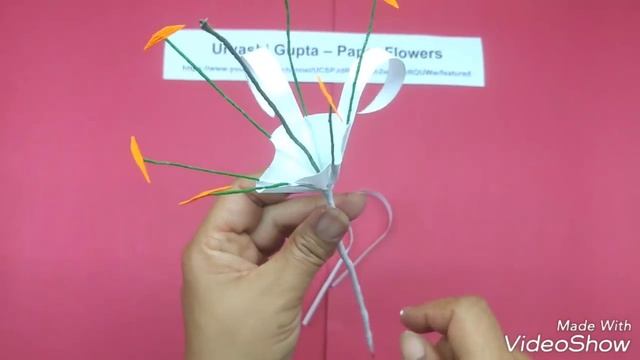 How to make Paper Flowers Beach Spider Lily \ Hymenocallis (flower # 125) смотреть онлайн