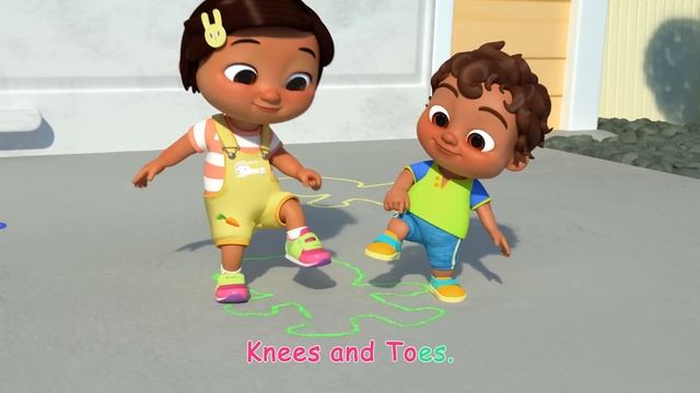 Head Shoulders Knees and Toes Song | CoComelon Nursery Rhymes & Kids Songs смотреть онлайн