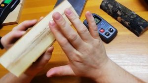Измеряем влажность древесины вяза. Тест влагомеров. Делаем деревянную ложку.