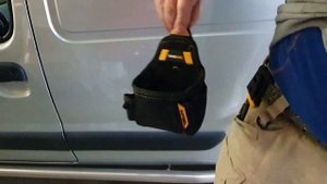 Toughbuilt tool pouch size comparison TB-CT-25 & TB-CT-05