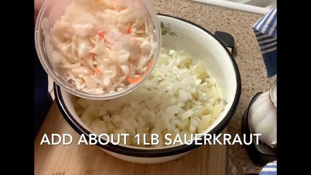 Картофельный салат с квашеной капустой! Potato salad with sauerkraut! Вкусный зимний салатик ? смотреть онлайн