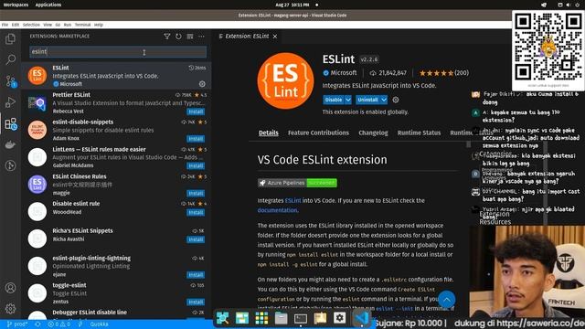 VSCODE Extensions Minimal Untuk Web Development смотреть онлайн
