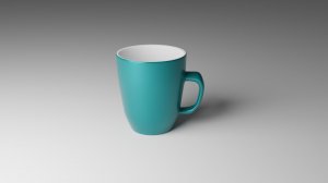 Кружка в blender