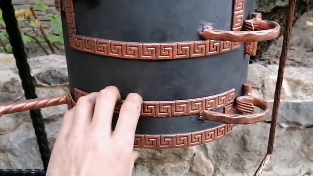 Изготовление мангала-коптильни горячего копчения (смокера) своими руками из газовых баллонов смотреть онлайн