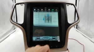 Штатная магнитола в стиле Tesla Jeep Grand Cherokee (2013+) 2/32GB Android ZOY-JGC