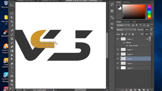 Corel Draw Design. VS Logo In Adobe Photoshop I Graphic Designing #coreldrawtuturial #logodesign