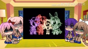 DDLC Reacts to Afton Family memes||part 1||
