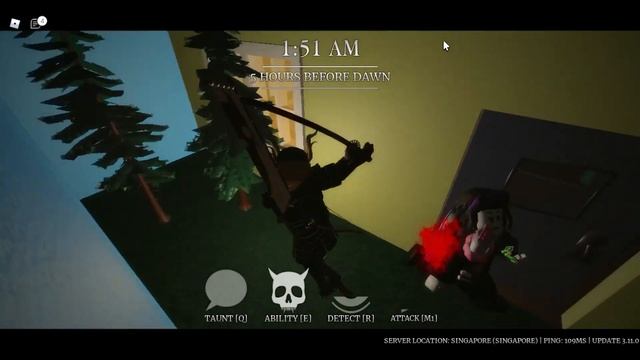 Roblox Survive The Night - Skull Samurai - Chainiac's Slasher Skin Showcase смотреть онлайн