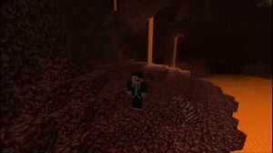 Плавающая по лаве лодка в майнкрафте БЕЗ МОДОВ