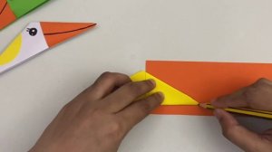 Делаем Веселых Птичек  из бумаги своими руками! ОРИГАМИ, Поделки из бумаги \\ Origami Craft