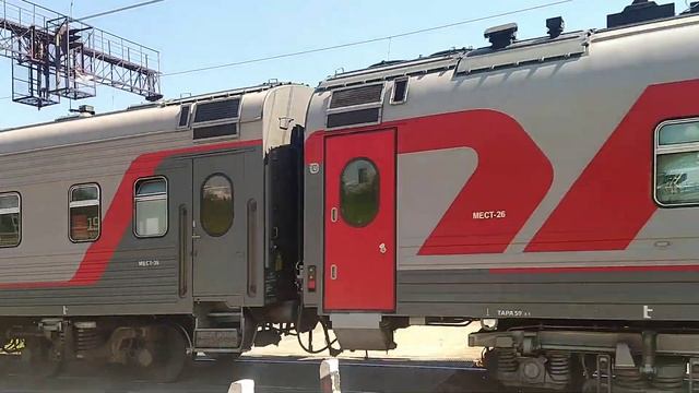 Пассажирский поезд: Астрахань-Москва. Павелецкое направление МЖД. смотреть онлайн