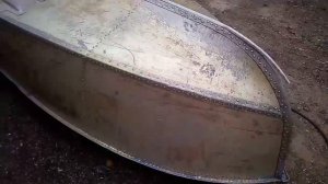 Казанка ремонт форштевня (киля)