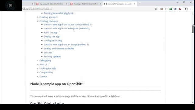 How to deploy web application in openshift web console