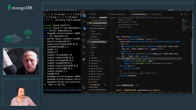 Building an eCommerce Web App w/ guest Nader Dabit from AWS | Twitch Live Coding смотреть онлайн