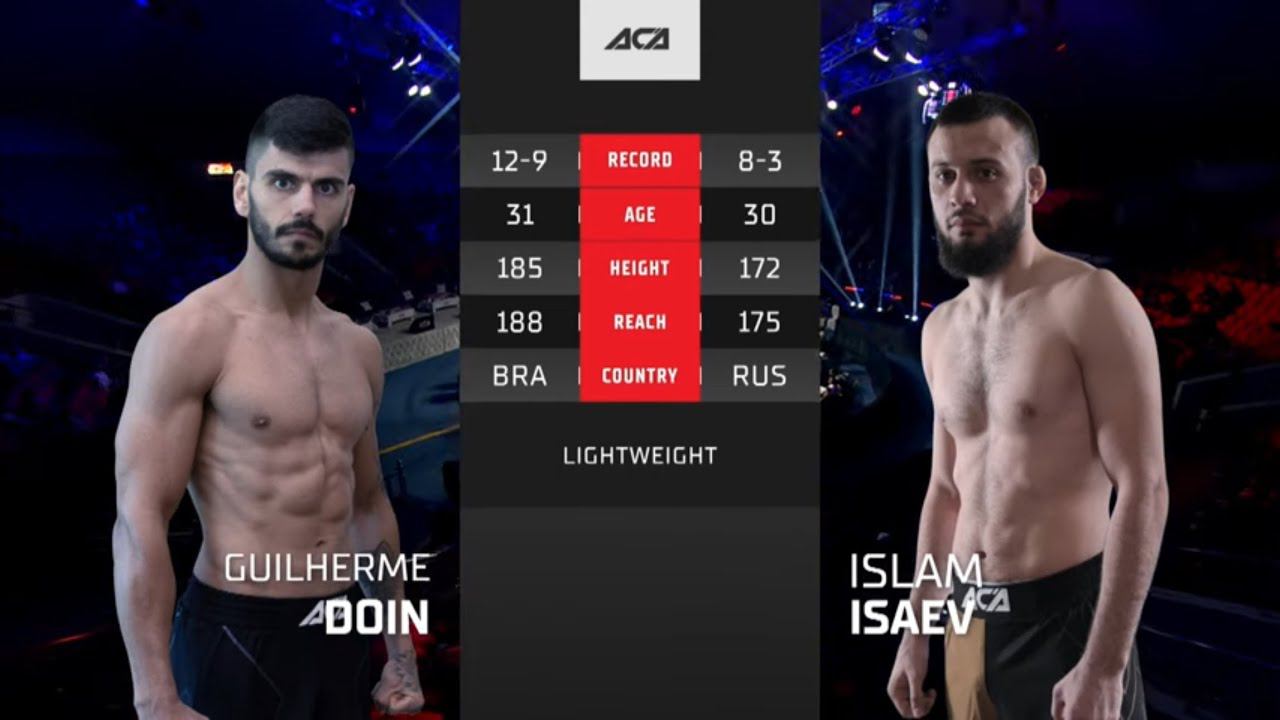 Гильерме Доин vs. Ислам Исаев | Guilherme Doin vs. Islam Isaev | ACA 169