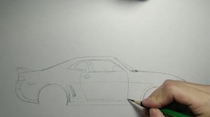 Как нарисовать Шевроле Камаро