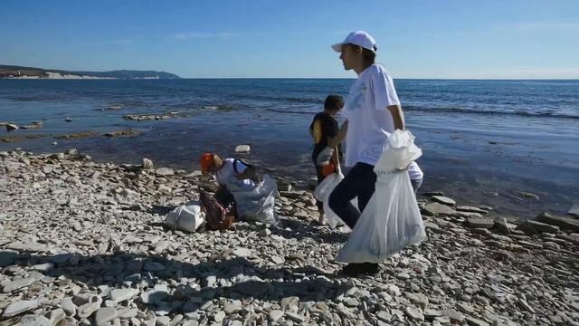 Национальный проект "Вода России".  Чистые берега Краснодарского края г. Геленджик смотреть онлайн