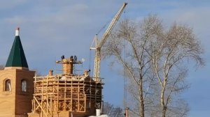 Восстановление церкви. село Чимеево Белозерский район (ИС "Белозерское") Автор: Николай Пушилин