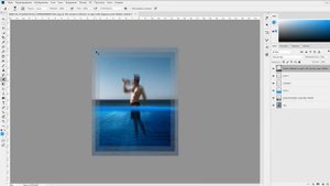 КАК Сделать ЭФФЕКТ ПОД ВОДОЙ в ФОТОШОПЕ // фотошоп туториал
