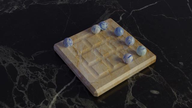 Blender animation Peg Solitaire Patience game смотреть онлайн