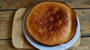 Бисквитный торт с кокосовой стружкой