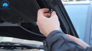 Установка амортизаторов капота на Mitsubishi Pajero Sport 2 / Митцубиши Педжеро Спорт 2