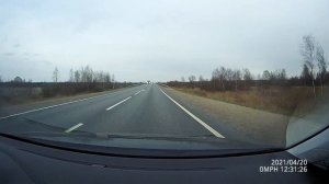 Трасса М8 в апреле 2021. ASMR. Езда на машине без разговоров и музыки!