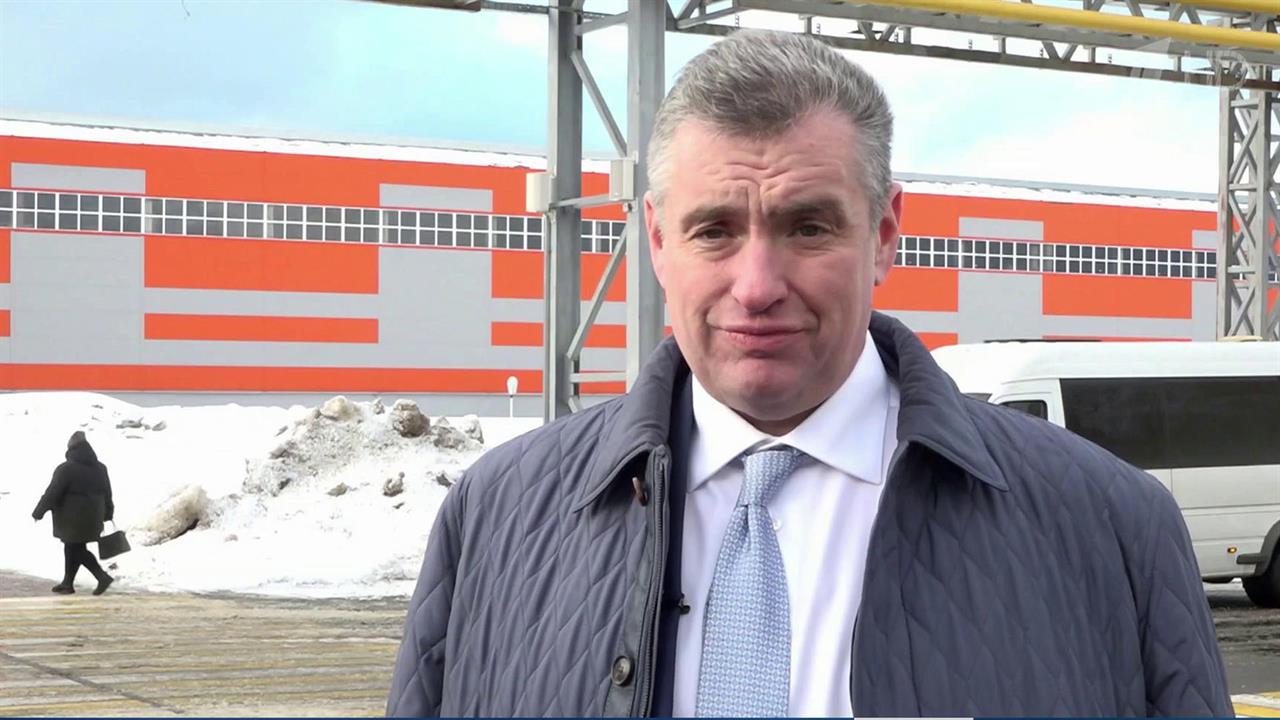 Лидер ЛДПР Леонид Слуцкий в Брянске встретился с сотрудниками машиностроительного завода