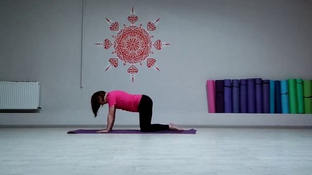 Хатха-йога. Развитие последовательности из кошки. смотреть онлайн