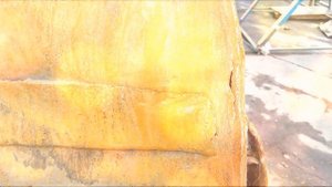 Ремонт ковша экскаватора. Дополнительное усиление. Компания М-сварка.